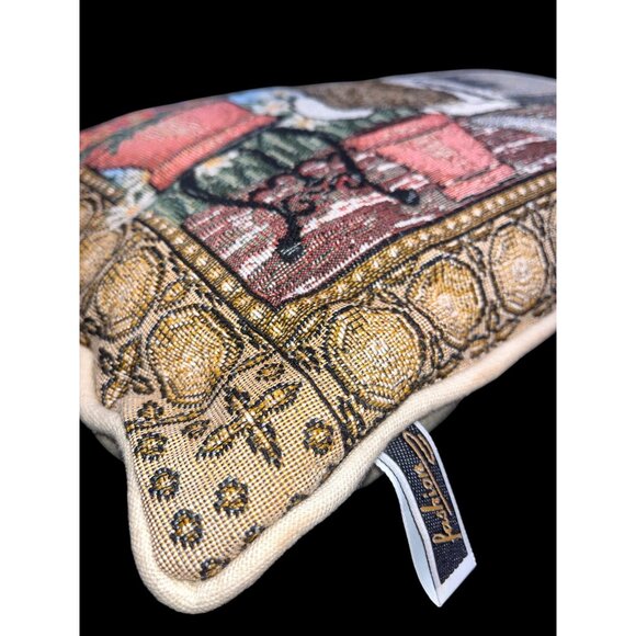 Vintage Bunny Rabbit Tapestry Throw Pillow Cottagcore Style By Fashion - Picture 4 of 6